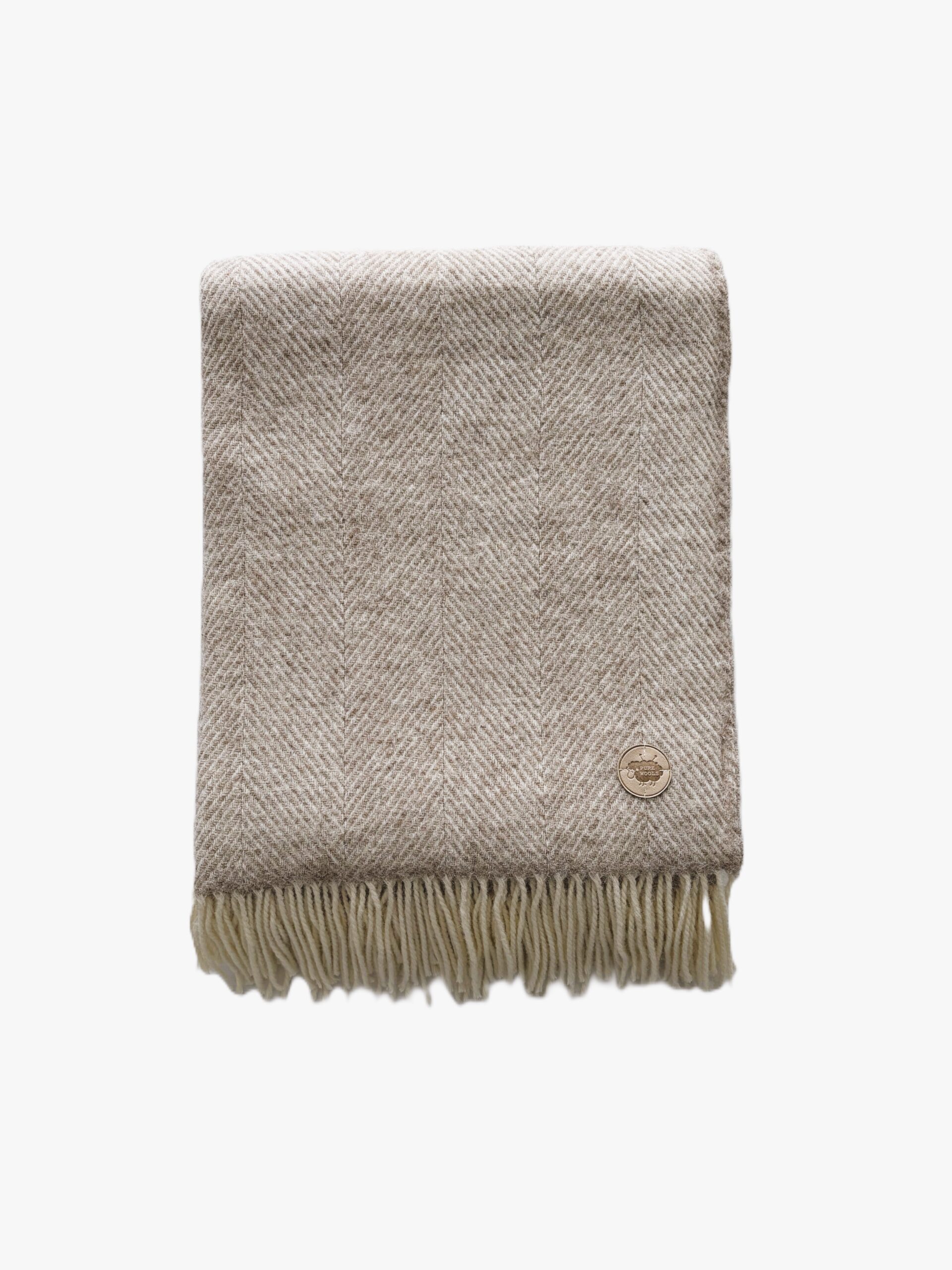 Natūralios vilnos pledas. SMĖLIO KOPŲ ŠILUMA